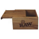 Cutie de lemn pentru depozitat acesoriile de fumat marca RAW Acacia